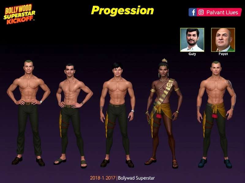 Career Progression in Bollywood Superstar Kickoff Bollywood Superstar Kickoff Character Progression
